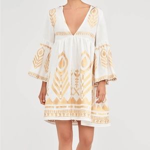 Greek Archaic Kori dress White / Rose Gold size Small